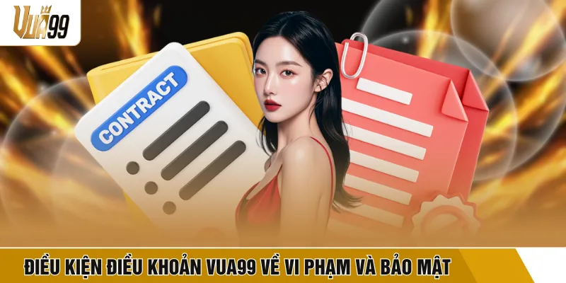 Điều kiện điều khoản VUA99 về vi phạm và bảo mật