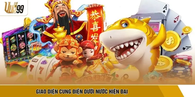 Giao diện cung điện dưới nước hiện đại