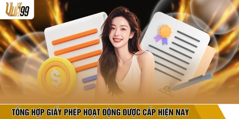 Tổng hợp các giấy phép hoạt động được cấp hiện nay